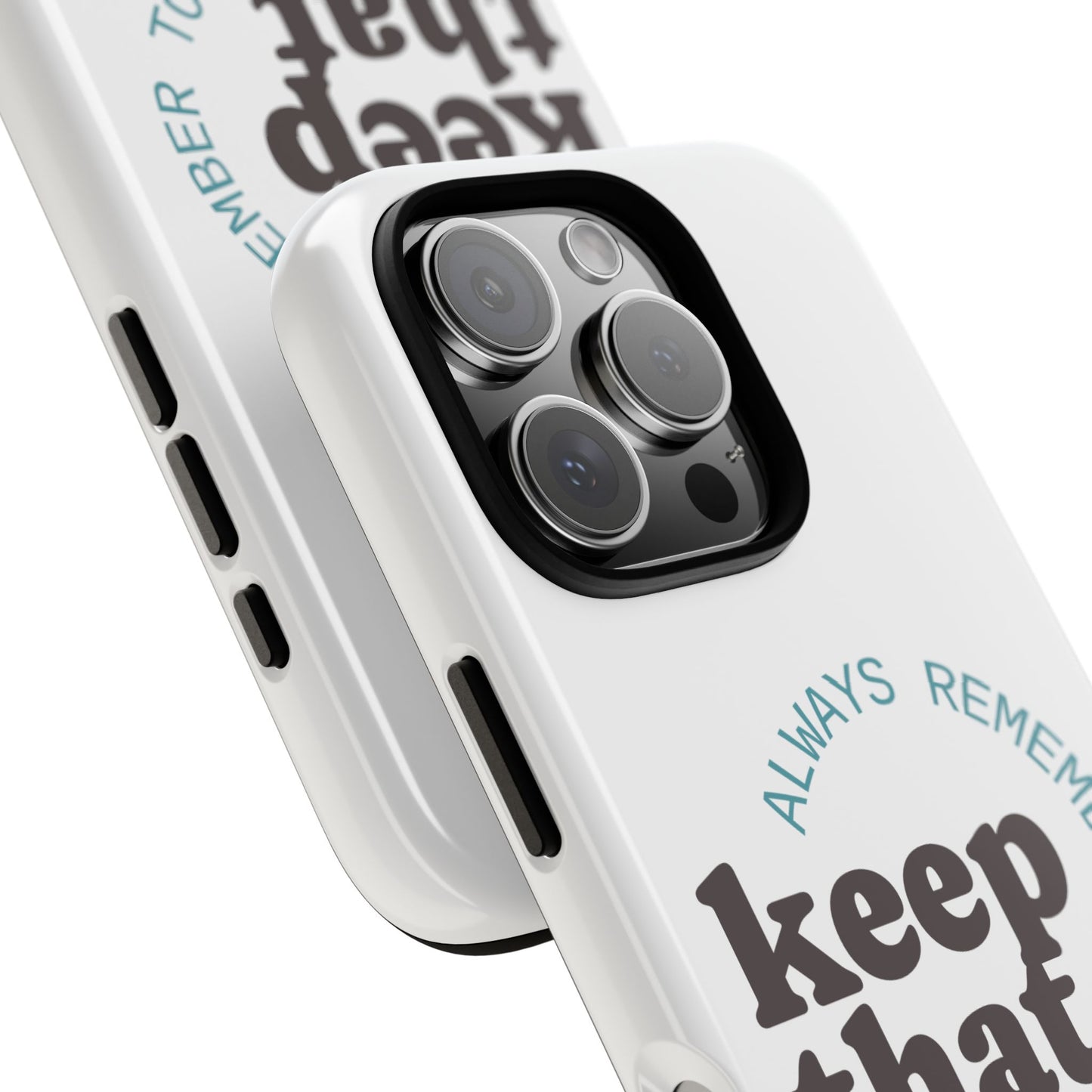 "Keep That Drive Alive" Phone Case (White)