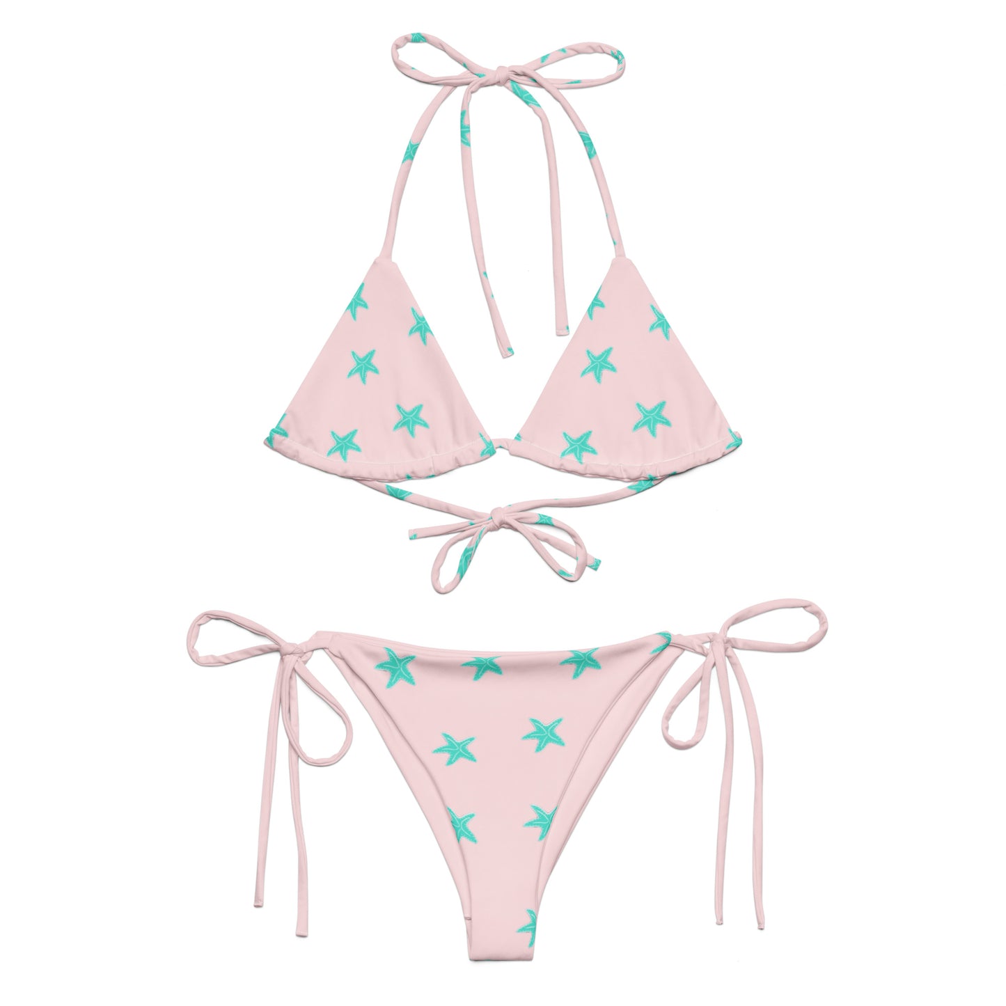 Starfish Triangle Bikini (Pink)