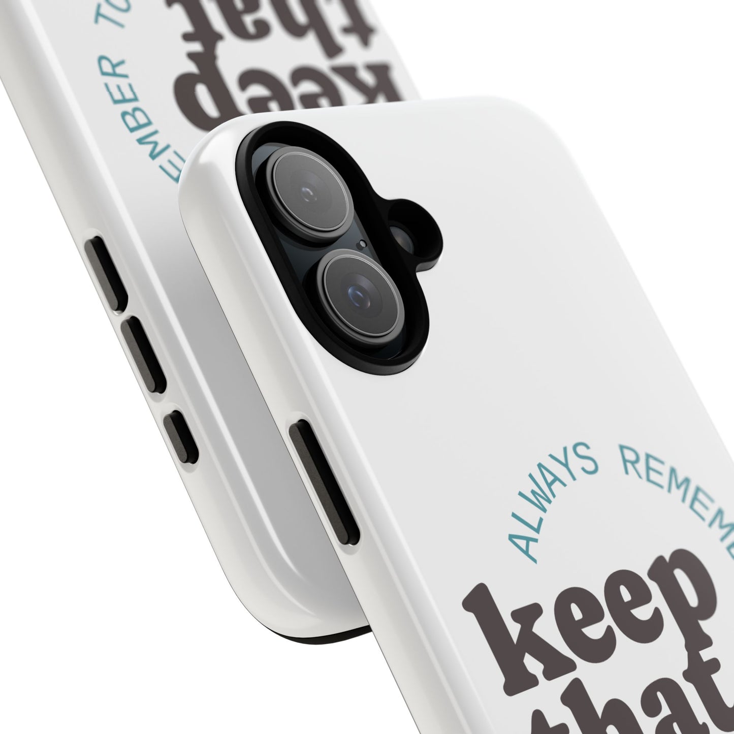 "Keep That Drive Alive" Phone Case (White)