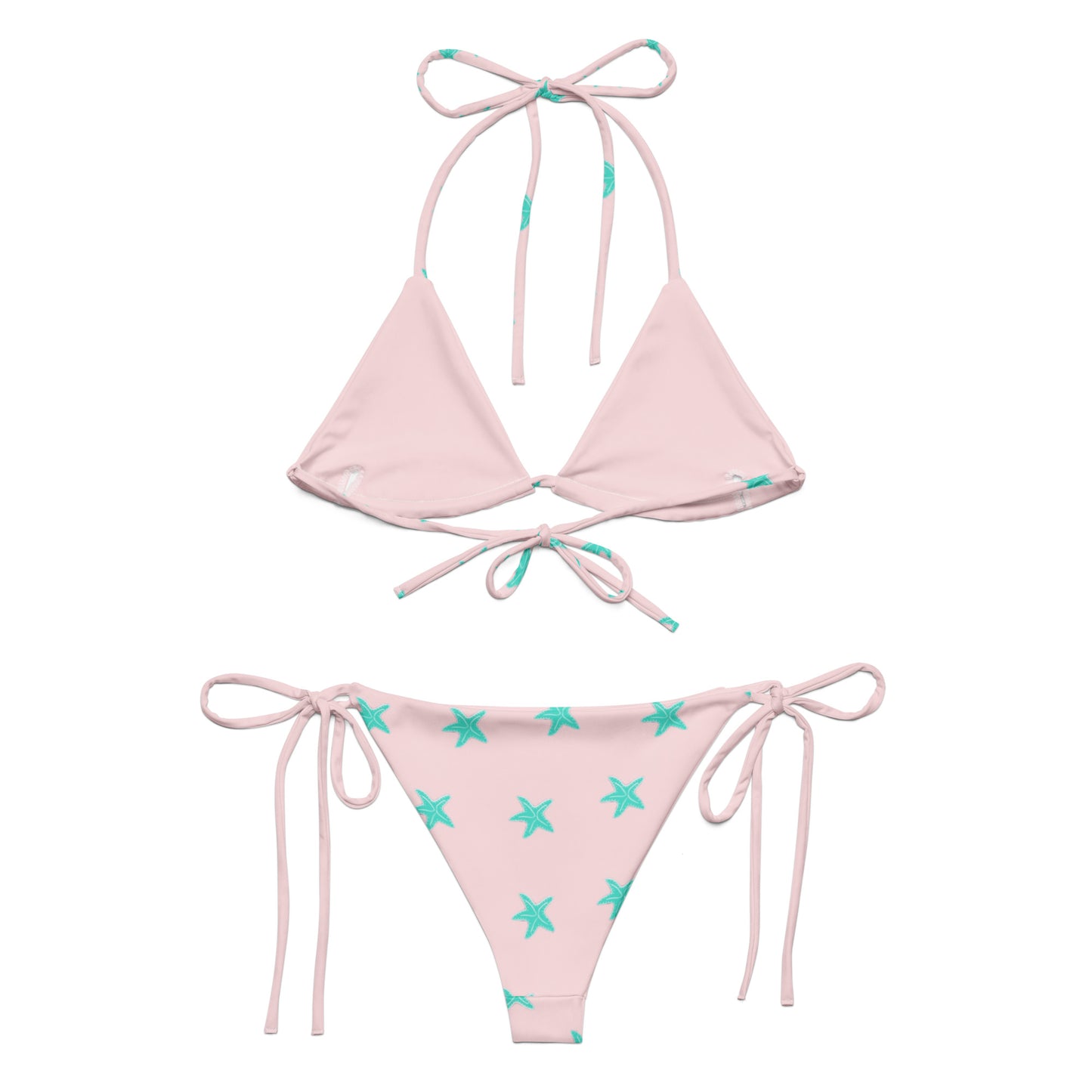 Starfish Triangle Bikini (Pink)